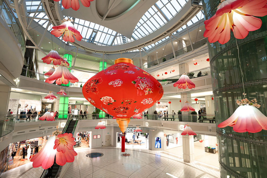 Metropolis at Metrotown Grand Court Lunar New Year Decor