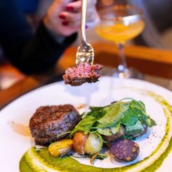Atlas steak + fish